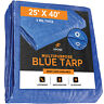 Mt-2540 Multi Purpose Blue Poly Tarp Cover Tent Shelter 011738412164