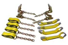 5841744958 Mytee Products Roll Back Tie Down System Chain Ends 8 Point Kit For