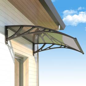 Ms-01-fba Nebaika Awning For Outside 32x48 Uv-resistant Rain And Snow-proof House Overhang Can