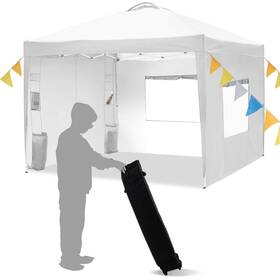 Neocozy 652401051596 10x10 Pop Up Canopy With 3 Sidewalls Patented One Push Easy Tent W
