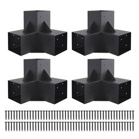 Neorexon 759357445278 Pergola Kit Elevated Wood Stand Woodwork For 4 Inch X Actual 3.5