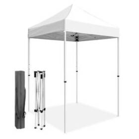 New Home Era 602772655862 5ftx5ft Feet Pop-up Canopy Tent With White Frame - Heavy-duty Outdoor
