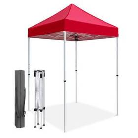 New Home Era 602772655886 5ftx5ft Feet Pop-up Canopy Tent With White Frame - Heavy-duty Outdoor