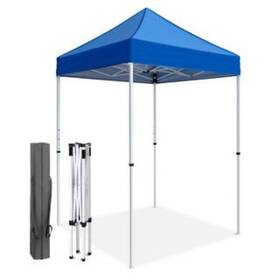 New Home Era 602772655893 5ftx5ft Feet Pop-up Canopy Tent With White Frame - Heavy-duty Outdoor