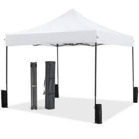 Hw-zdzp-10ft-wtyj Newbulig 10x10 Ft Pop Up Canopy Easy Tents For Camping Parties Events Beach Backyar