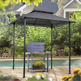 William-us-00035-lwj Nicbex Grill Gazebo Outdoor Party Tent Backyard Metal Simple Ca