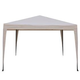 34219523 Northlight 10ft X Beige Pop-up Outdoor Canopy Gazebo