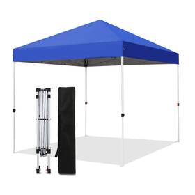 Bl-131-8x8-blue Northroad 8x8 Ft Pop Up Canopy Outdoor Instant Tent Slant Legs With Carrying Ba