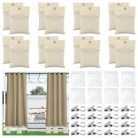 Nv-cw-001 Nvaav 16 Pack Curtain Weights 24oz Outdoor Bag Reusable Drapery W