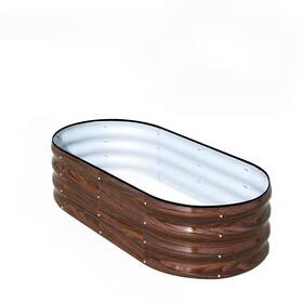 Ogetfuur 313089363356 46 Inch L X 23.6 W 11.8 H Galvanized Raised Garden Bed Outdoor For Plan