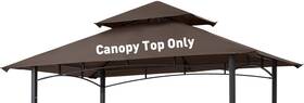 L-gg001pst-f Olilawn 762117731368 5ft X 8ft Grill Gazebo Replacement Canopy Top For Model Double Ti
