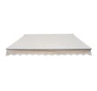 Omv5054403610837tu Manual Retractable Sun Shade Patio Awning Cream