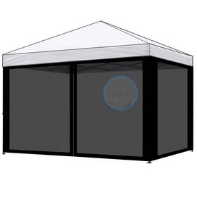 Oneness 789609586848 Mesh Sidewall For 10x10 Pop Up Canopy - Straight Leg 4 In 1 Panel Sunshade S