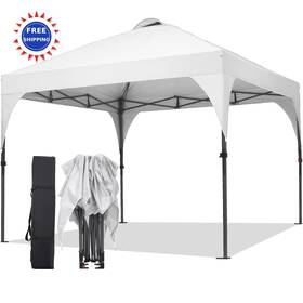Gz06364 Oneofics 10x10 Pop Up Canopy Instant Outdoor Tent 3 Adjustable Heights Carrying Bag