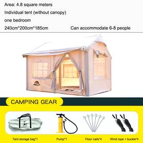 Onestop-stores 313094573580 Inflatable Tent Canopy Integrated Outdoor Construction-free Portable Fol