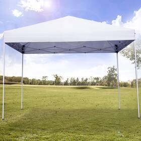 365p Oteymart 10x10 Ft Pop Up Canopy Tent Instant Waterproof Outdoor Shelter With Wheeled