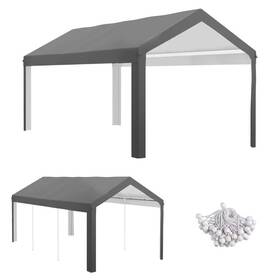 Qs-yj177 Otryad Canopy Part Carport Replacement Top Portable Ball Bungee Cords Dark Gray