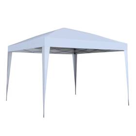 Outdoor Basic 970607949207 10x10 Ft Pop-up Canopy Tent Gazebo White For Beach Tailgating Party