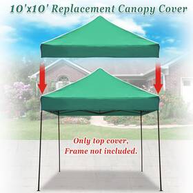 G241-green Outdoor Inc Ez Pop Up Instant Canopy 10ftx10ft Replacement Top Gazebo Cover Patio Pa
