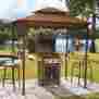 Outdoorgrillinggazebo32553 Outdoor Grilling Gazebo Patio Canopy Tent Party Shelter Barbecue Accessory Shade 725873632553