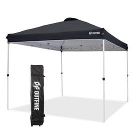 Outfine 809645342758 Pop-up Canopy 10x10 Patio Tent Instant Gazebo With Wheeled Bag
