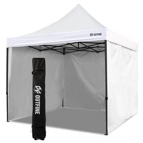 Outfine 809645342789 Heavy Duty Canopy 10x10 Pop Up Commercial Tent With 3 Side Walls Insta