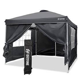 Outfine 809645342796 Canopy 10ftx10ft Pop Up Commercial Instant Gazebo Tent Fully Waterproof Outdo
