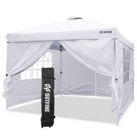 Outfine 809645342802 Canopy 10ftx10ft Pop Up Commercial Instant Gazebo Tent Fully Waterproof Outdo