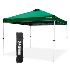 Outfine 809645343236 Pop-up Canopy 10x10 Patio Tent Instant Gazebo With Wheeled Bag Sandbags X4