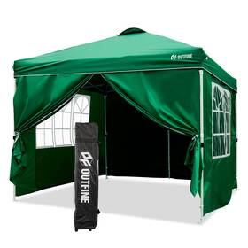 Outfine 809645343250 Patio Canopy 10ftx10ft Pop Up Commercial Instant Gazebo Tent Outdoor Party Can