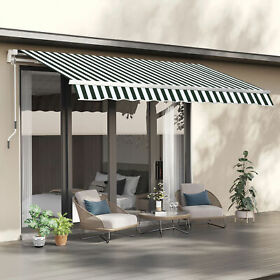 Us840-193v01bk0141 Outside Retractable Canopy Sunlight Cover With Uv Ray Protection And Steel Frame