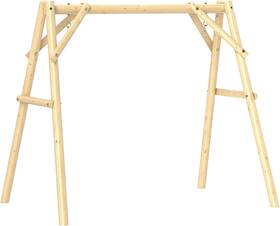 84a-350v00nd Outsunny 660 Lbs Porch Swing Frame Heavy Duty A-frame Wooden Natural Wood