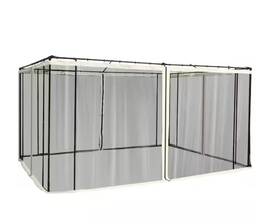 84c-142v01 Outsunny Replacement Mesh Mosquito Netting Screen Wall For 10x12ft Patio Gazebo