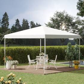 84c-332 Outsunny 13ft X Pop Up Canopy Party Tent Folding Instant White