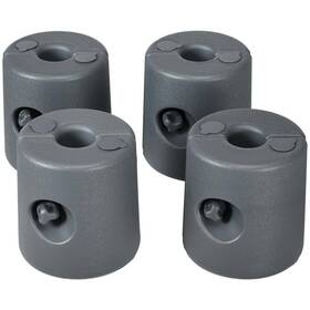 84c-515v00lg Outsunny Tent Weights For Pop Up Canopy 10 Inch X9.5 Hdpe With Secure Screws Set-of-4