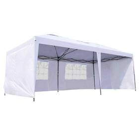 Ca01-02650231 Outsunny 10 Ft. X 20 Outdoor Gazebo Canopy Party Large Wedding Tent With 4 Removable