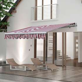 Us840-150v01wr0141 Outsunny Openable Outside Sun Shade For Window/door To Reduce Heat In Your Home Red