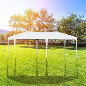 Us84c-117wt0131 Outsunny Heavy Duty Pop Up Canopy With Sturdy Frame Uv White 1