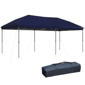 Us84c-153v01bu0145 Outsunny 20ft X 10ft Pop-up Tent Canopy Height Adjustable Party Shelter With Bag