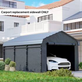 Us84c-766v00cg0141 Outsunny Carport Replacement Sidewall Panel Set Of 4 For 12ft X 20ft Carports