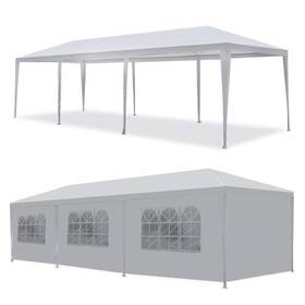 Outvita 757510718870 White 10ftx30ft Canopy Tent Party Wedding Pavilion 8 Removable Walls Bbq