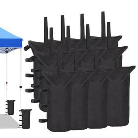 009itos Ovastlkuy Weight Sand Bags 18 Inch Durable Sturdy Waterproof In Black 12-pack