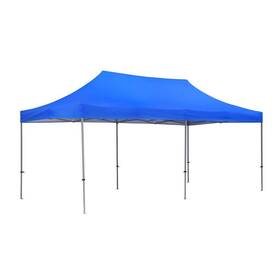 Aov-odf012bl Ovastlkuy Canopy Tent 126 Inch Hx120 W Pop-up Adjustable Height Pull Ring Slider Blue