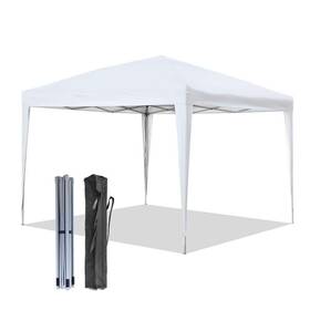 Maob-gz032wh Ovastlkuy Instant Shelter Pop-up Tent 10ft X 9ft Adjustable Height White