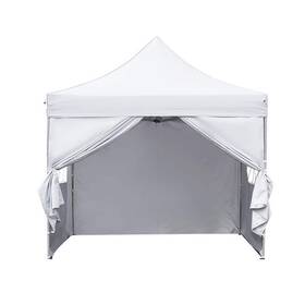 Maob-it004wh Ovastlkuy Canopy Tent 120 Inch X120 X130 White Heavy-duty Portable With Carrying Bag