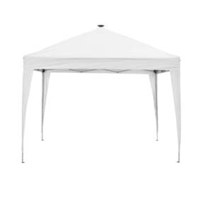Wh034-gz Ovastlkuy Canopy Tents 10ft X Steel Frame White Lighted Patio With Led Lights