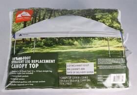 Ozark Trail 810007488820 10ft X Straight Leg Replacement Canopy Top White New