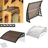 P3125colorobrn Goplus Door Canopy Awning Shelter Front Back Outdoor Porch Patio