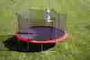 P5da-re Propel Trampolines Large Enclosed Outdoor Trampoline Bouncer Jump Round Anchor Kit Safety Net Guard 609788674115 731329324118