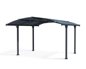 Palram 763552425430 Canopia Arcadia 12 X 14 6.5 Carport Heavy Duty Metal Car Port Weather-p